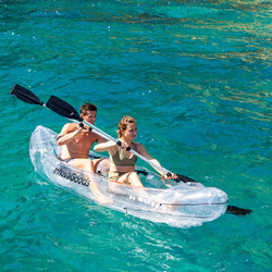 InnovaGoods Paros Φουσκωτό Kayak 2 Ατόμων Διαφανές V0103703