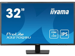 iiyama ProLite X3270QSU-B1 IPS Gaming Monitor 31.5" 2560x1440 QHD 100Hz 3ms