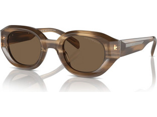 Emporio Armani EA4230U 614973 Ανδρικά Γυαλιά Ηλίου Οβάλ Κοκάλινα Ταρταρούγα με Καφέ Φακό