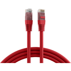 EFB Elektronik U/UTP Cat.5e Καλώδιο Δικτύου Ethernet 1m Red K8096.1