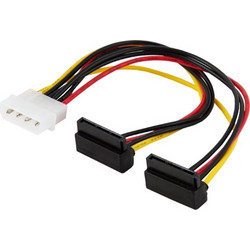 SAVIO AK-19 Καλώδιο Τροφοδοσίας 4-Pin Molex to 2 x 15-Pin SATA Female 0.15m Multicolor