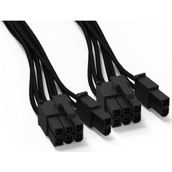 Be Quiet CP-6620 Καλώδιο Τροφοδοσίας 6-Pin PCIe to 2 x 6-Pin PCIe Male 0.6m Black