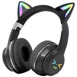 Gjby CATEAR CA-042 Ασύρματα Bluetooth Παιδικά Ακουστικά Over Ear Μαύρα