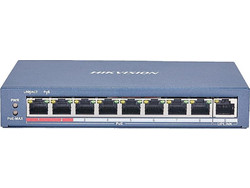 Hikvision DS-3E0109P-E/C Unmanaged L2 Switch με 1 Θύρα Ethernet 100Mbps και 8 SFP θύρες