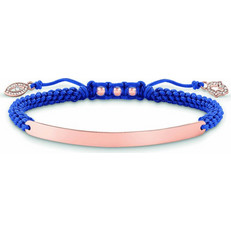 Thomas Sabo Γυναικείο Βραχιόλι Μακραμέ από Κορδόνι & Ασήμι A00688981L