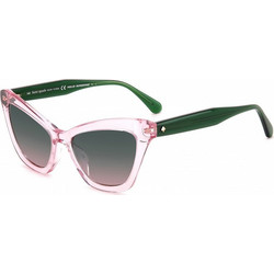 Kate Spade AMELIEGS-35JF4 Γυναικεία Γυαλιά Ηλίου Cat Eye Κοκάλινα Μαύρο Ροζ με Μαύρο Φακό