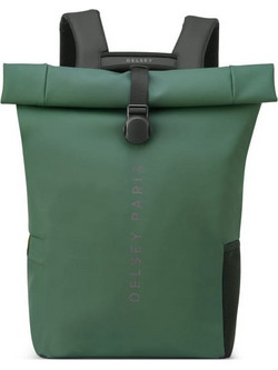 Delsey Roll-Top Turenne Αδιάβροχο Σακίδιο Πλάτης 26lt Πράσινο