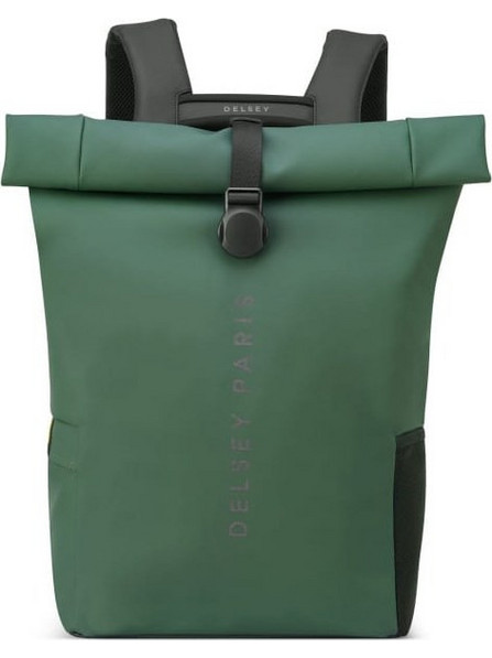 Delsey Roll-Top Turenne Αδιάβροχο Σακίδιο Πλάτης 26lt Πράσινο