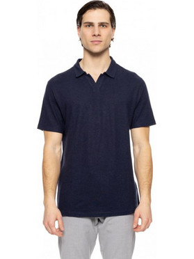 Smart Ανδρική Μπλούζα Polo Κοντομάνικη Navy Μπλε 51-206-057