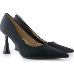 Corina Γόβες Suede με Λεπτό Ψηλό Τακούνι Μαύρες 3190