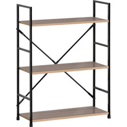 Pakoworld Manlo Βιβλιοθήκη 58.6x23.5x80cm 085-000021