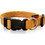 Pet Interest Plain Line Κολάρο Σκύλου Χρυσό 2.5x47-70cm