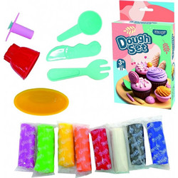 Justnote Cup Cake Ζυμαράκια με Εργαλεία 8 Χρώματα