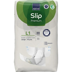 Abena Slip Premium L1 Large Πάνες Ακράτειας 6 Σταγόνες 10τμχ
