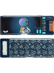Yolo Retro Plus Gamer Αστροναύτης Κασετίνα Navy Μπλε 10131