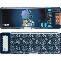 Yolo Retro Plus Gamer Αστροναύτης Κασετίνα Navy Μπλε 10131