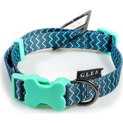Glee Green Zig Zag Κολάρο Σκύλου Πράσινο 1x20-35cm