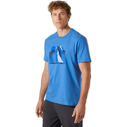 Helly Hansen F2F ORGANIC Cotton Tee 2.0 Ανδρικό Αθλητικό T-Shirt Royal Blue 63340-554