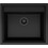Elleci Sintesi 105 K86 Black Ένθετος Νεροχύτης Γρανίτη 57x50cm