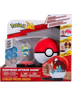 Jazwares Pokemon Surprise Attack Froakie & Poke Ball JW002724-W03