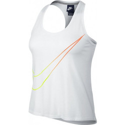 Nike Prep Swoosh Γυναικείο Αθλητικό T-Shirt Λευκό 642775-100