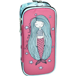 Back Me UP Mermaid Κασετίνα Φούξια 357-18141
