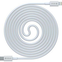 Devia EC146 USB-C to Lightning Cable 27W 2m White 6938595378805