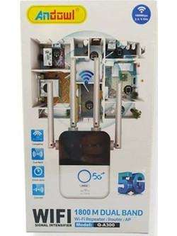 Andowl Q-A300 Wi-Fi Extender Dual Band (2.4 & 5GHz)