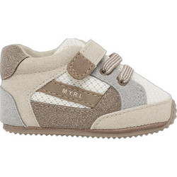 Mayoral Βρεφικά Sneakers Αγκαλιάς Μπεζ 14-09786-031
