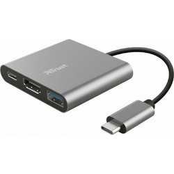 Trust Dalyx 3-in-1 USB-C Docking Station με HDMI 4K PD