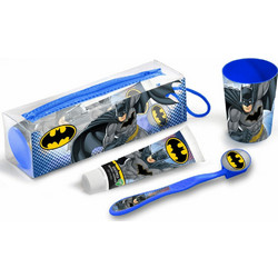 Lorenay Batman Οδοντόβουρτσα + Οδοντόκρεμα 75ml + Ποτηράκι + Νεσεσέρ
