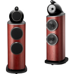 Bowers & Wilkins 802 D4 Ζεύγος Ηχείων Hi-Fi Δαπέδου 500W 3 Δρόμων Rosenut Satin