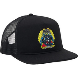 Santa Cruz Natas Screaming Panther Ανδρικό Καπέλο Jockey με Δίχτυ Snapback Υφασμάτινο Μαύρο SCA-CAP-0464