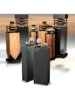 Duevel Planets Carbon Ζεύγος Ηχείων Hi-Fi Δαπέδου 50W 2 Δρόμων Antrhracite Grey