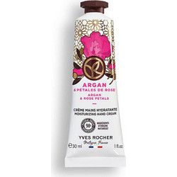 Yves Rocher Argan & Rose Petals Ενυδατική Κρέμα Χεριών 30ml