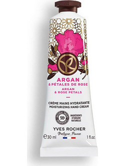 Yves Rocher Argan & Rose Petals Ενυδατική Κρέμα Χεριών 30ml