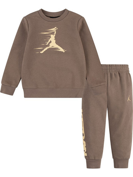 Jordan Flight MVP Παιδικό Σετ Φόρμας Σοκολατί 85D321-X1I