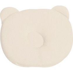 Greco Strom Bear White Βρεφικό Μαξιλάρι Πλαγιοκεφαλίας Memory Foam Υποαλλεργικό