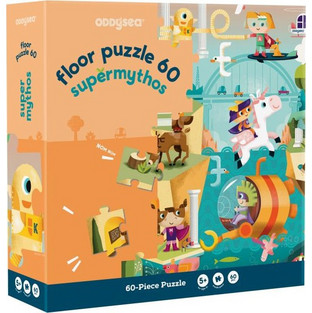 Παιδικό Puzzle Oddy at Sea Supermythos 60 Κομμάτια