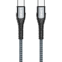 Ldnio LC101 Braided USB-C to USB-C 65W 1m Grey 6933138690826