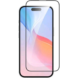 Vivid Full Face Tempered Glass Black (iPhone 16 Plus)