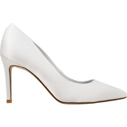 Nine West Ezra 7 Γόβες Δερμάτινες με Τακούνι Στιλέτο Λευκές FB-140