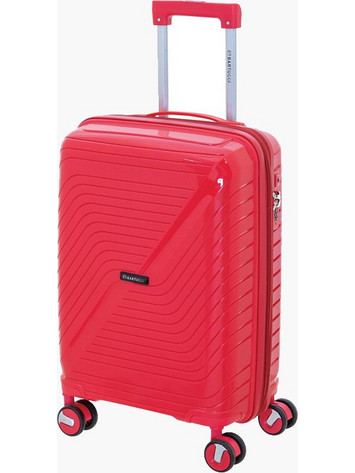 Bartuggi 725-30.51 Βαλίτσα Καμπίνας 55x36x24cm με 4 Ρόδες Κόκκινη