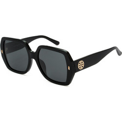 Tory Burch TB7191U 170987 Γυναικεία Γυαλιά Ηλίου Τετράγωνα Κοκάλινα Μαύρα με Μαύρο Φακό