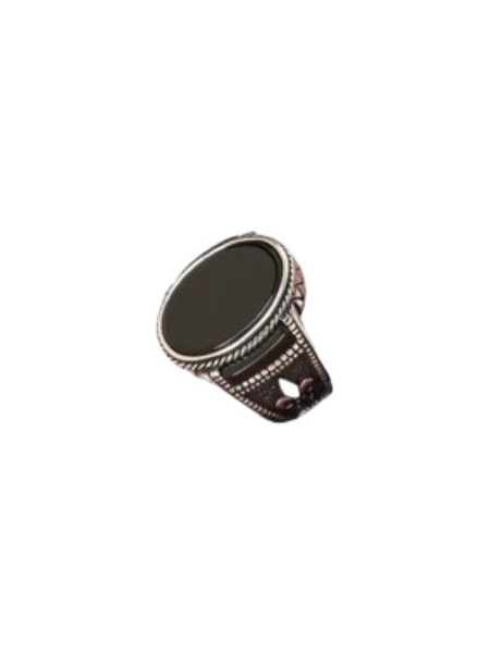 Sezgin Jewels Ανδρικό Δαχτυλίδι Σεβαλιέ από Ασήμι MSR811