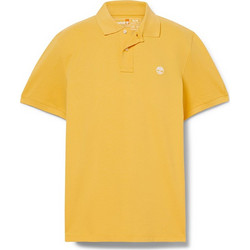 Timberland Ανδρική Μπλούζα Polo Κοντομάνικη Κίτρινη CA26N4EG4