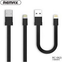 Remax RC-062i Flat USB-A to Lightning Cable 1m Black RC-062I