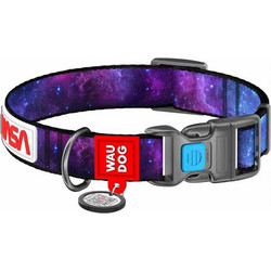 Waudog Nasa Κολάρο Σκύλου Μωβ 2.5x35-58cm