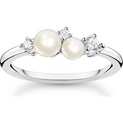 Thomas Sabo Γυναικείο Δαχτυλίδι με Πέρλα TR2368-167-14