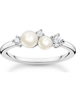 Thomas Sabo Γυναικείο Δαχτυλίδι με Πέρλα TR2368-167-14